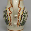 Prattware pottery jug mould with the Duke of York and Prince Cobourg, circa 1810