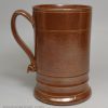 Nottingham salt glazed stoneware plain mug, circa 1750