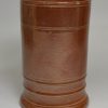 Nottingham salt glazed stoneware plain mug, circa 1750
