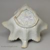 Pearlware pottery pickle dish printed with boy on buffalo print, circa 1790