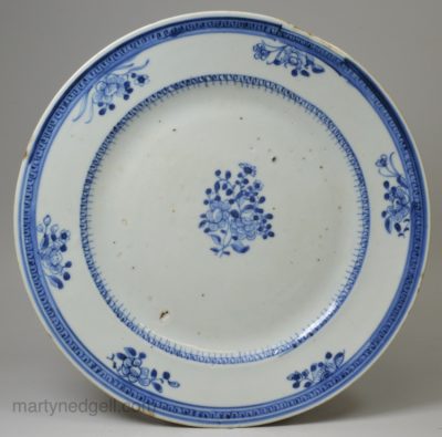 Chinese export plate, circa 1790