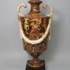 Wedgwood & Bentley white terra cotta vase with agate slip decoration, circa 1770