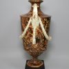 Wedgwood & Bentley white terra cotta vase with agate slip decoration, circa 1770