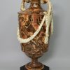 Wedgwood & Bentley white terra cotta vase with agate slip decoration, circa 1770