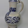 Large Westerwald saltglaze stoneware jug decorated with the crucifixion, circa 1700