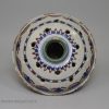 Bristol delft blue, red and green flower holder, circa 1720