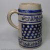 Westerwald saltglaze stoneware mug, circa 1720