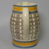 Pearlware pottery jug decorated with inlaid slip, circa 1820