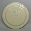 Creamware pottery botanical plate decorated with Berry Bearing Chironia, circa 1800