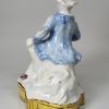Brussels tin glazed figure of a Buck Rider, circa 1750