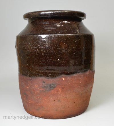 Buckley pottery storage jar, circa 1830
