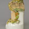 Staffordshire porcelain cottage, circa 1860
