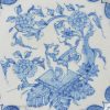 Bristol delft plate decorated in blue with a Qilin and powder blue ground, circa 1740