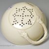 Creamware pottery strainer, circa 1780