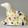 Pearlware pottery setter painted under the glaze, circa 1800