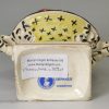 Staffordshire pearlware pottery basket of fruit, circa 1820