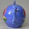 Staffordshire prattware pottery module of a chicken, circa 1800