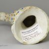 Staffordshire prattware pottery module of a chicken, circa 1800