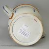 Large prattware pottery loving cup, circa 1820