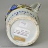 Prattware pottery commemorative jug moulded with Admiral Duncan and Captain Trolop (sic), circa 1800