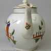 Prattware pottery teapot, circa 1810