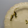 Creamware pottery feather edge plate circa 1780, Wedgwood, Staffordshire