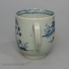 Liverpool Christian porcelain coffee cup decorated in cannonball pattern, circa 1770