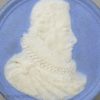 Wedgwood jasper ware disc of King James I, circa 1800