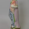 Staffordshire pearlware pottery figural group of 'Faith, Hope and Charity', circa 1820