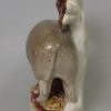 Staffordshire pottery elephant spill vase, circa 1860