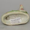 Staffordshire pearlware pottery dog, circa 1820