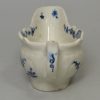Lowestoft porcelain sauce boat painted in blue, circa 1765