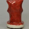 Staffordshire pearlware pottery figure of a girl reading entitled 'A GOOD GIRL', circa 1820