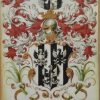 Coat of Arms painted on velum, signed John Mason 1732