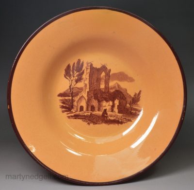 Don pottery chalcedony plate, circa 1820