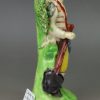 Staffordshire pearlware pottery figure of a gardener, circa 1820