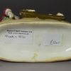 Staffordshire porcelain model of a cat and two kittens, circa 1830 Alcock Pottery