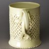 Creamware pottery recalculated mug, circa 1775