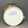 Creamware pottery snuff box 'I Bell 1780', dated 1780