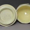 Creamware pottery snuff box 'I Bell 1780', dated 1780