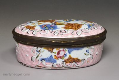 Bilson enamel snuff box, circa 1780