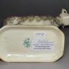Pearlware pottery cow creamer with sponged decoration, circa 1830