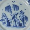 London delft plate decorated with a Chinese sage, circa 1760