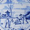 London delft tile, circa 1750