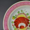 Pearlware polychrome pottery plate, circa 1820