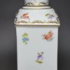 German porcelain tea canister, circa 1880