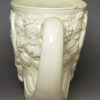 Creamware pottery Satyr mug, circa 1780