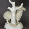 Pair of Staffordshire porcelain sheep, circa 1840