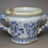 Small London delft loving cup, circa 1700
