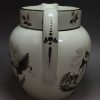 Pearlware pottery jug made for the American market 'Sailor's Farewell', circa 1820